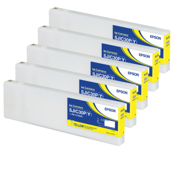 Epson C7500G Tintenkartuschen Gelb 5er Set